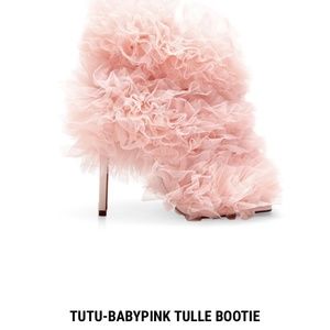 TUTU-BABYPINK TULLE BOOTIE Sexy Pumps size 7.5